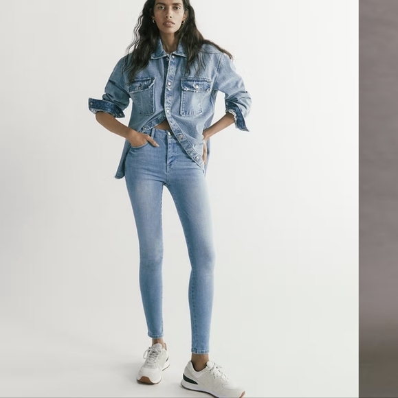 NWT Frame Denim Le One Jeans in Caspio - Picture 3 of 4